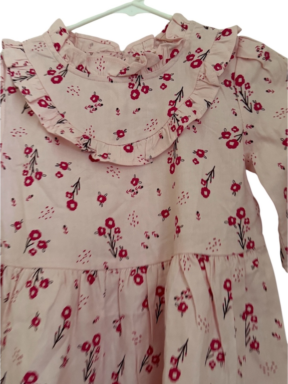 Target Pink Floral Ruffle Yoke Dress for Kids